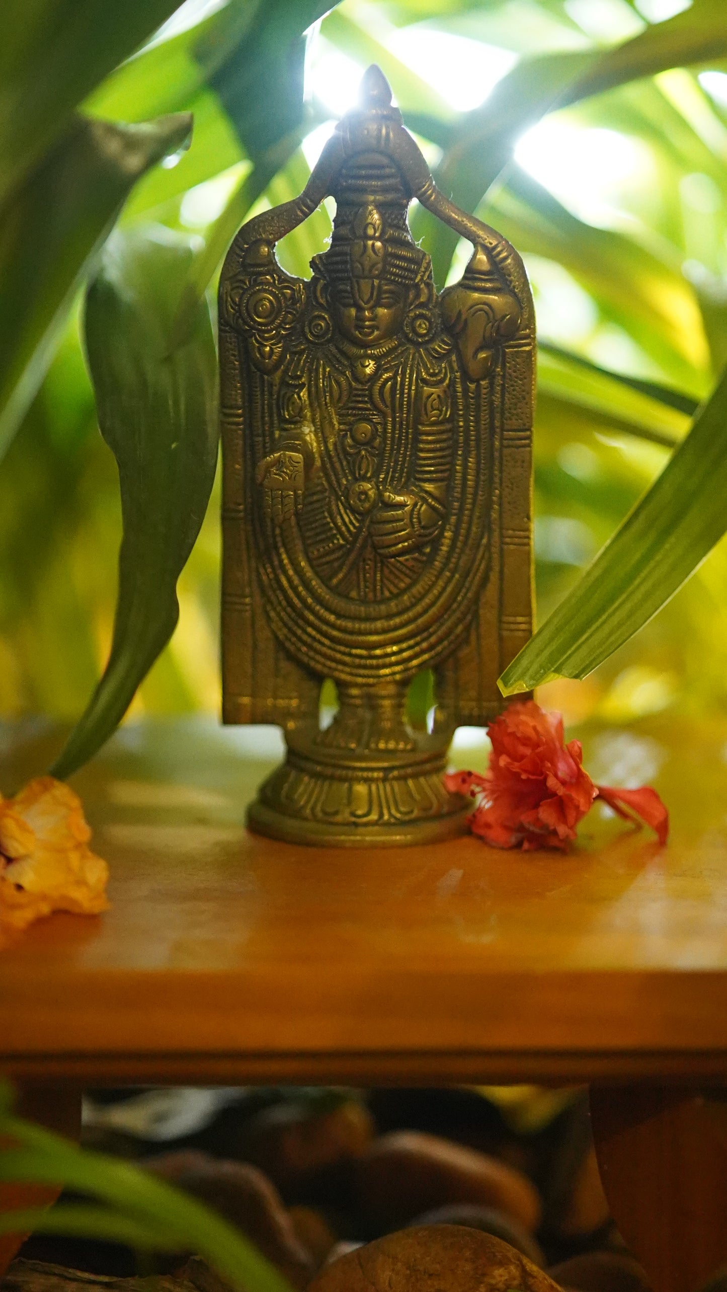 Small Venkateswara Brass Idol