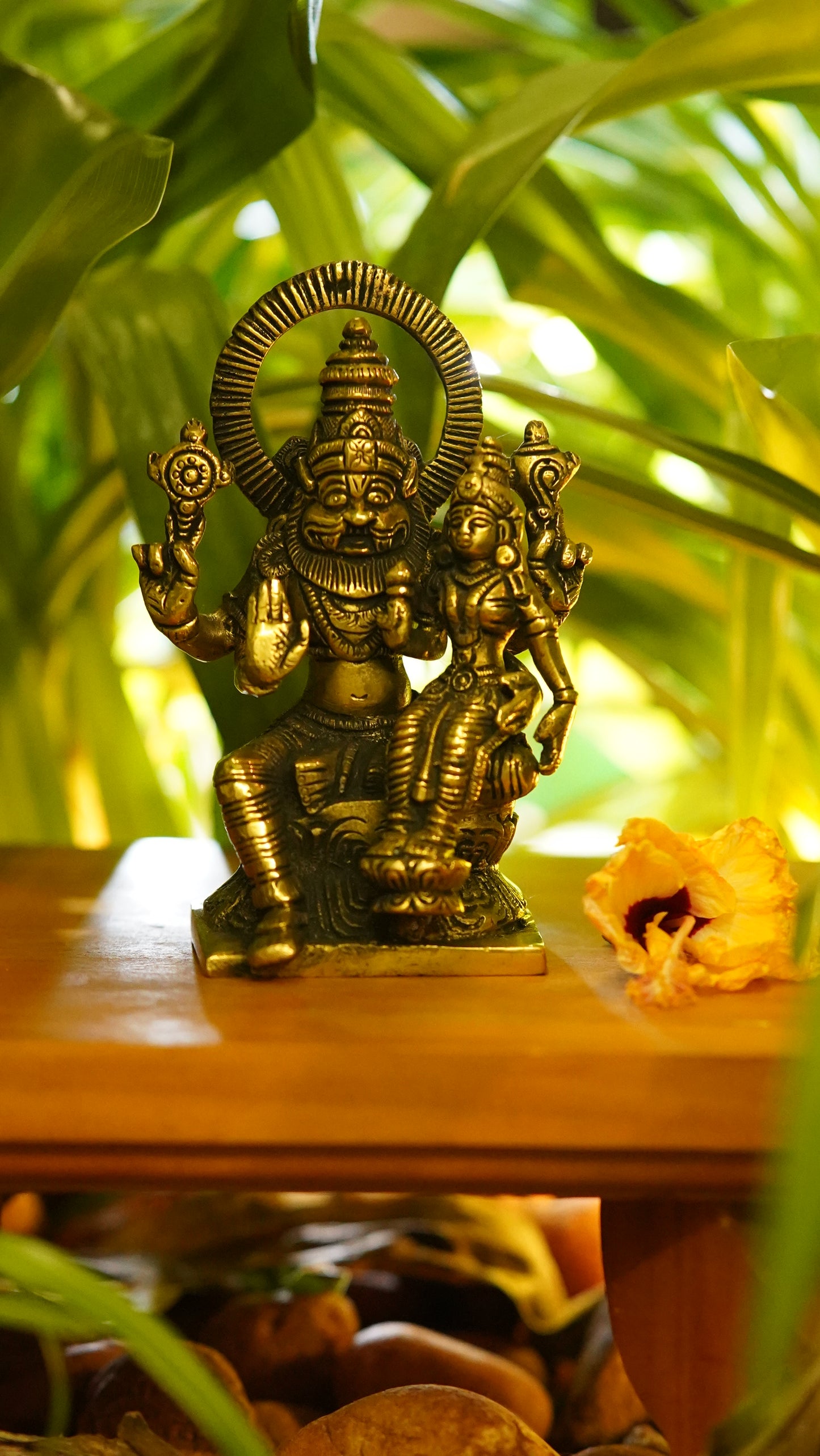 Lord NaraSimha Brass Idol