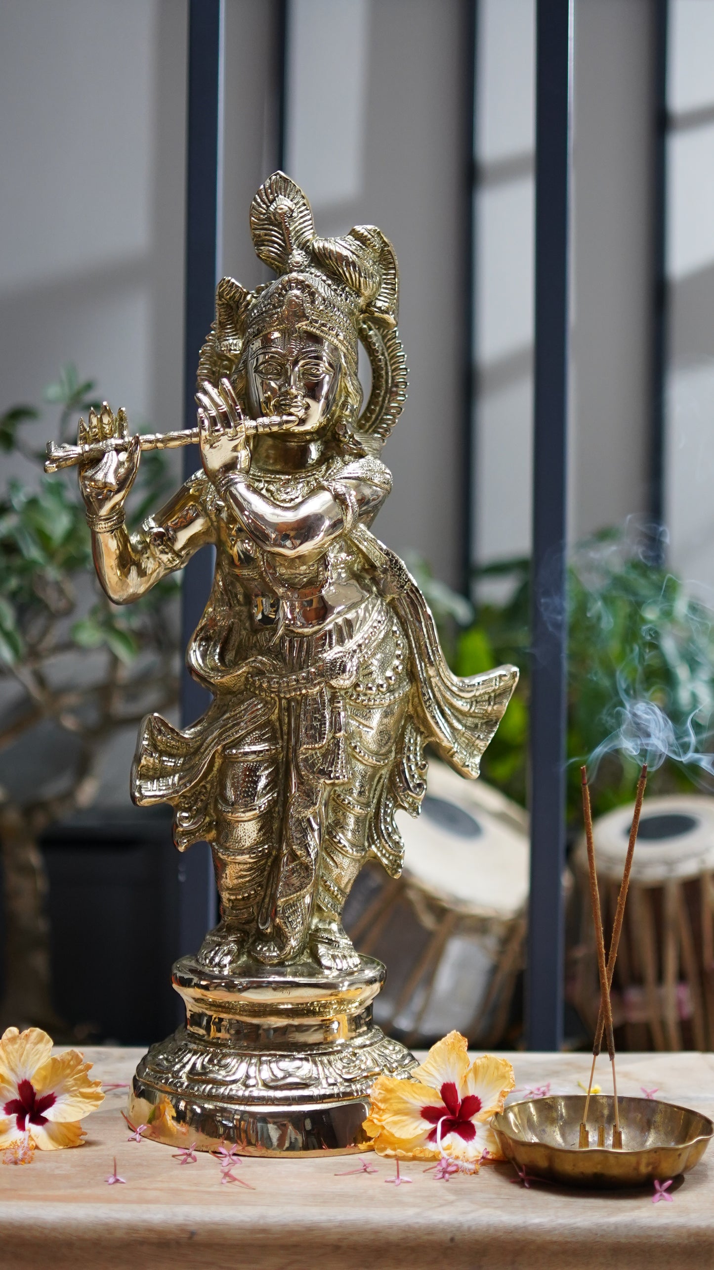 Sree Krishna Brass Idol