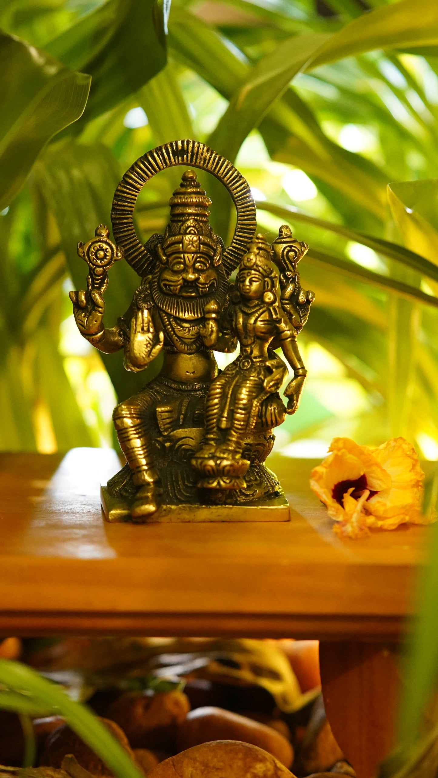 Lord NaraSimha Brass Idol
