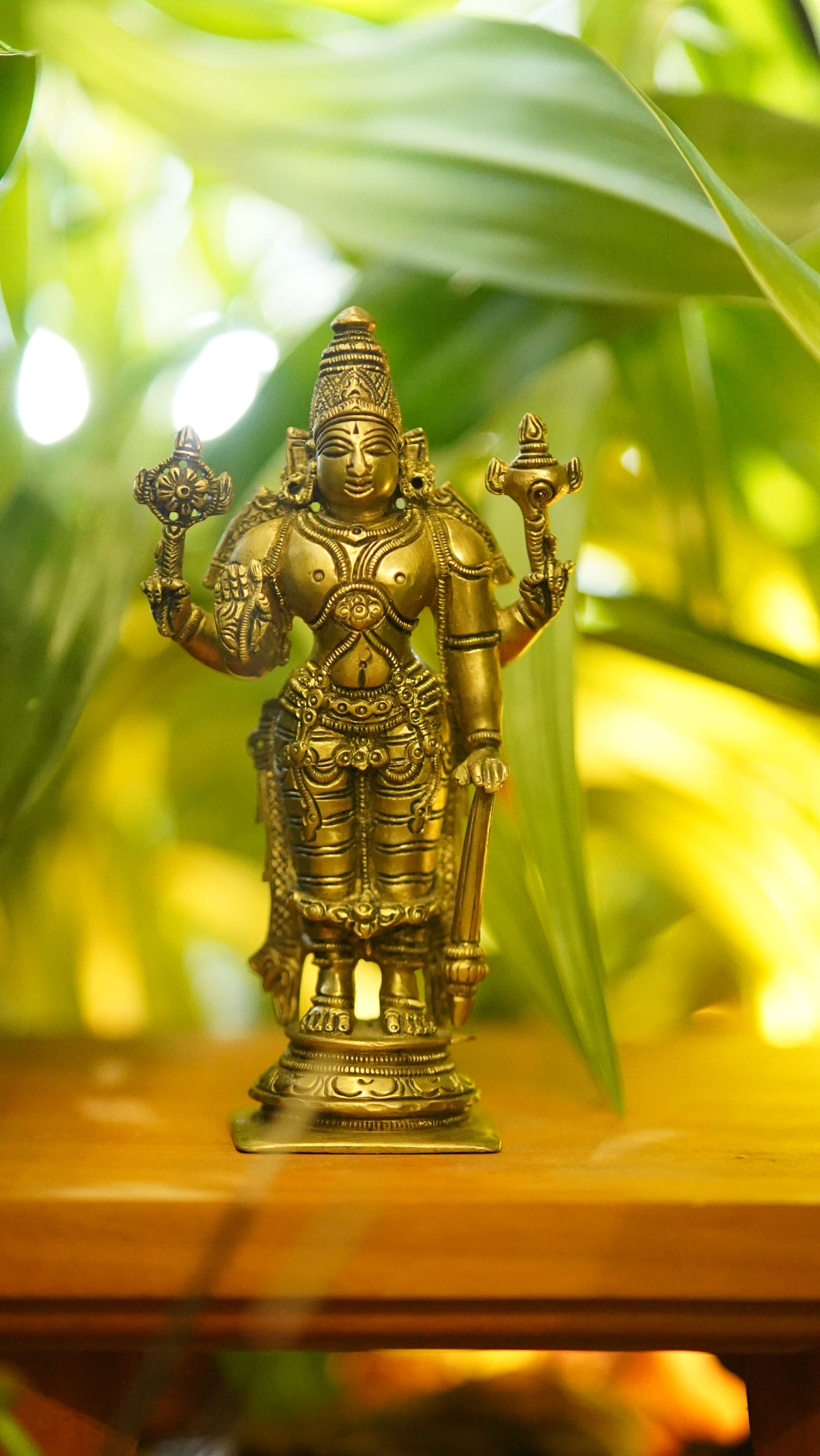 mahavishnu Brass idol - medium