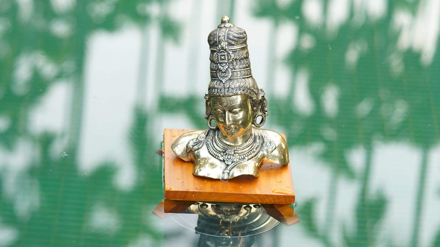 Parvathi Devi Head Idol 12"