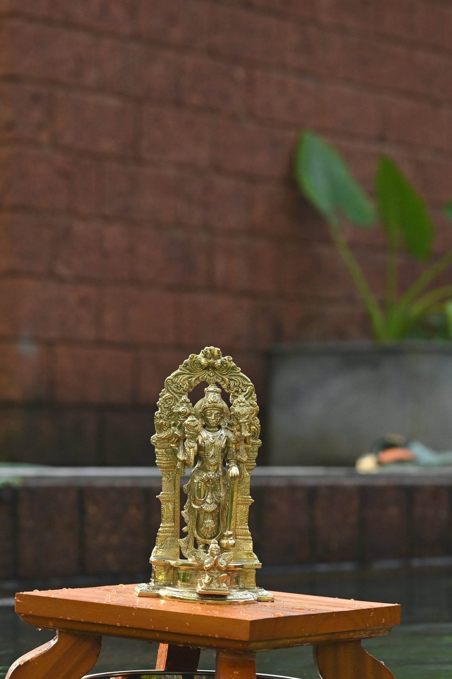 Lord Maha Vishnu with Prabha Brass Idol