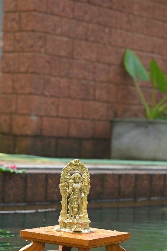 Lord Maha Vishnu with Prabha Brass Idol