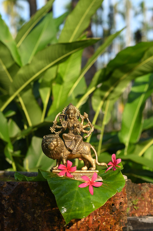 Lord Durga Brass Idol