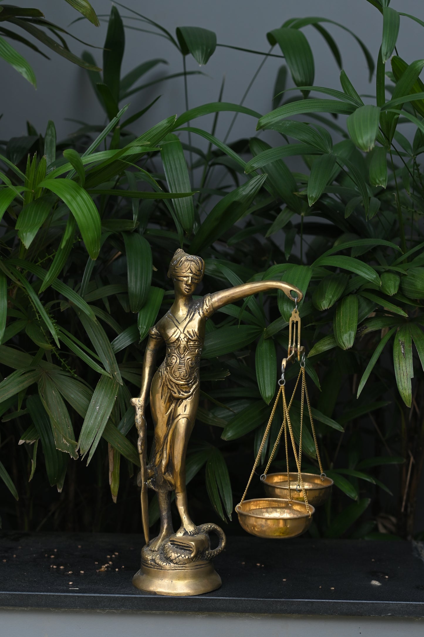 Statue of Justice Brass Idol