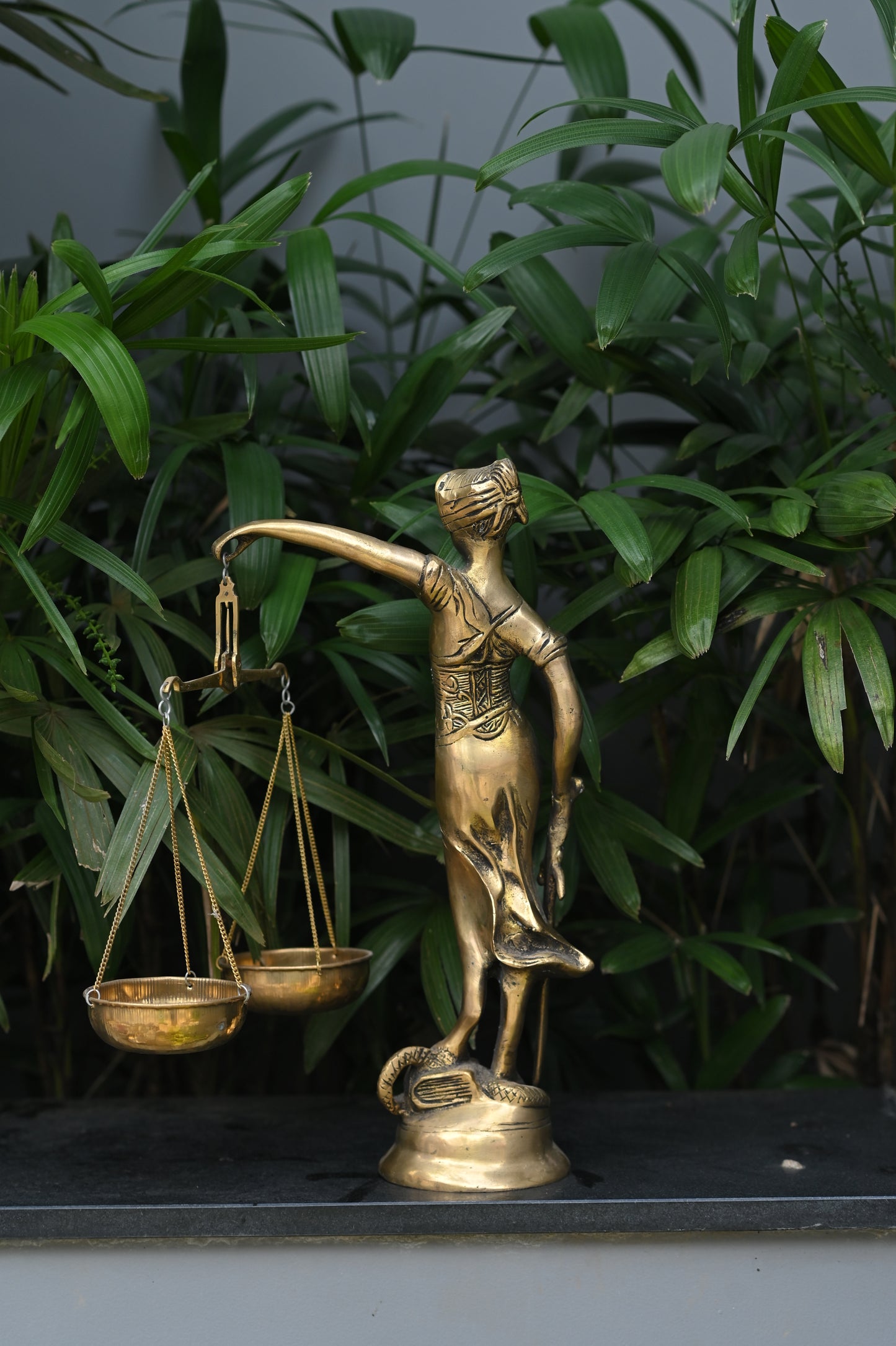 Statue of Justice Brass Idol