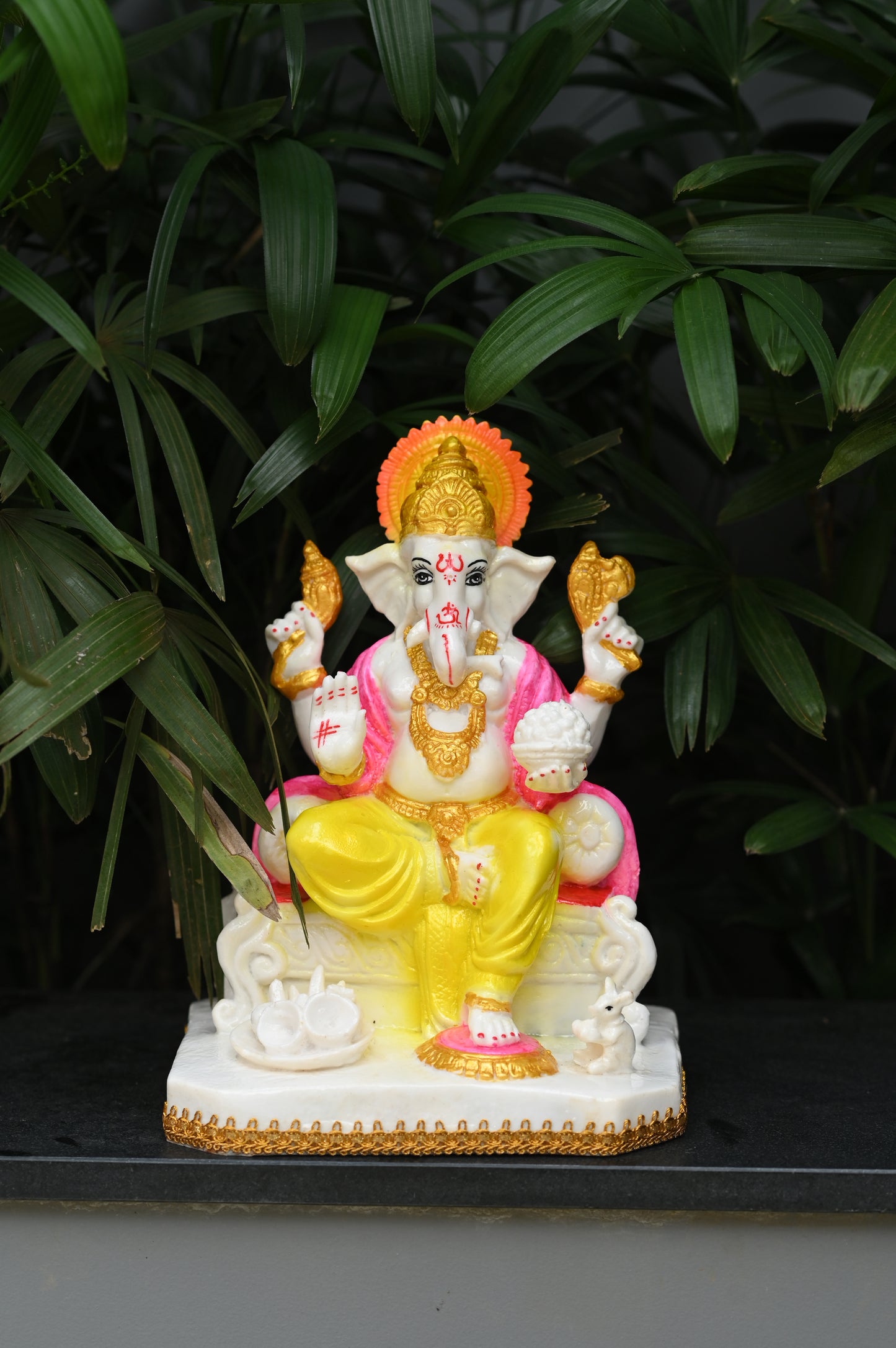 Lord Ganesha Fibre Glass Idol