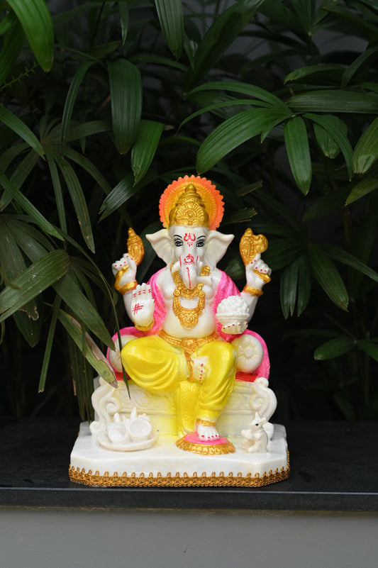 Lord Ganesha Fibre Glass Idol