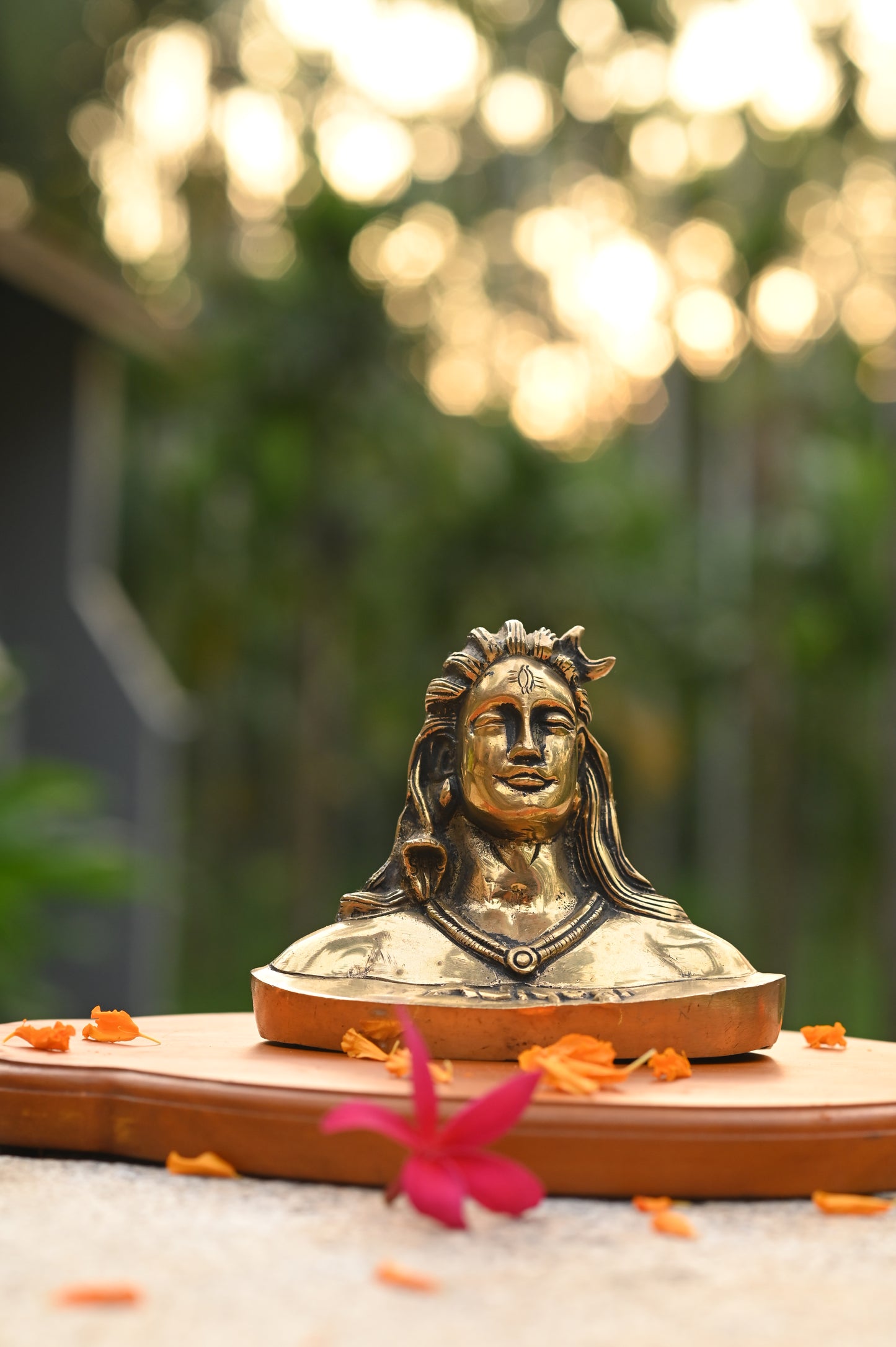 Adiyogi Brass Statue