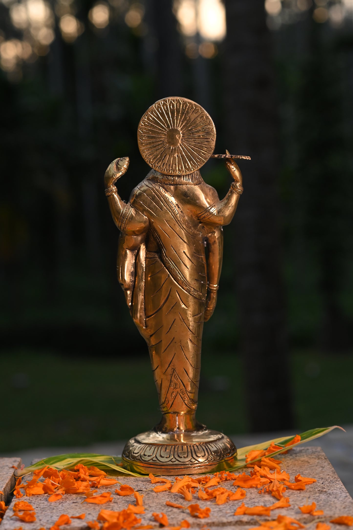 Dhanvantri Brass Idol
