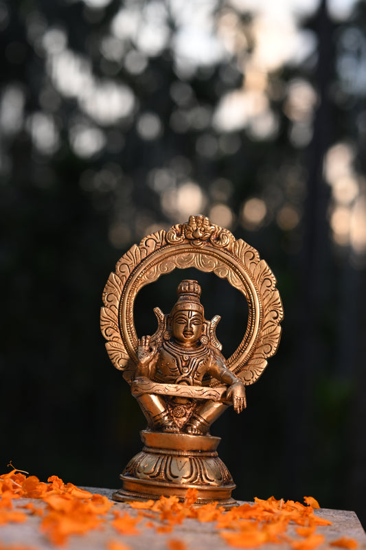 Lord Ayyappa Brass Idol
