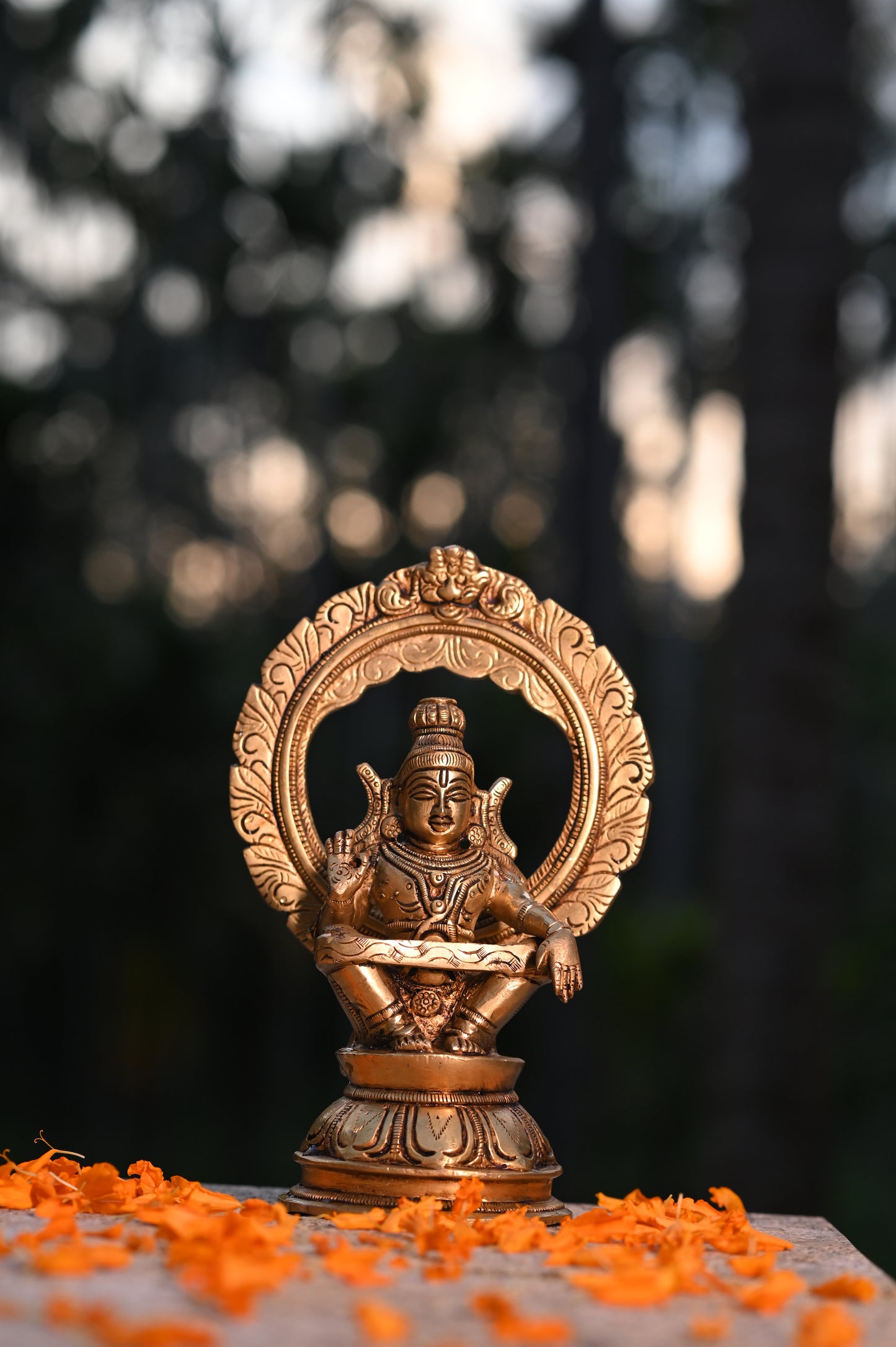 Lord Ayyappa Brass Idol