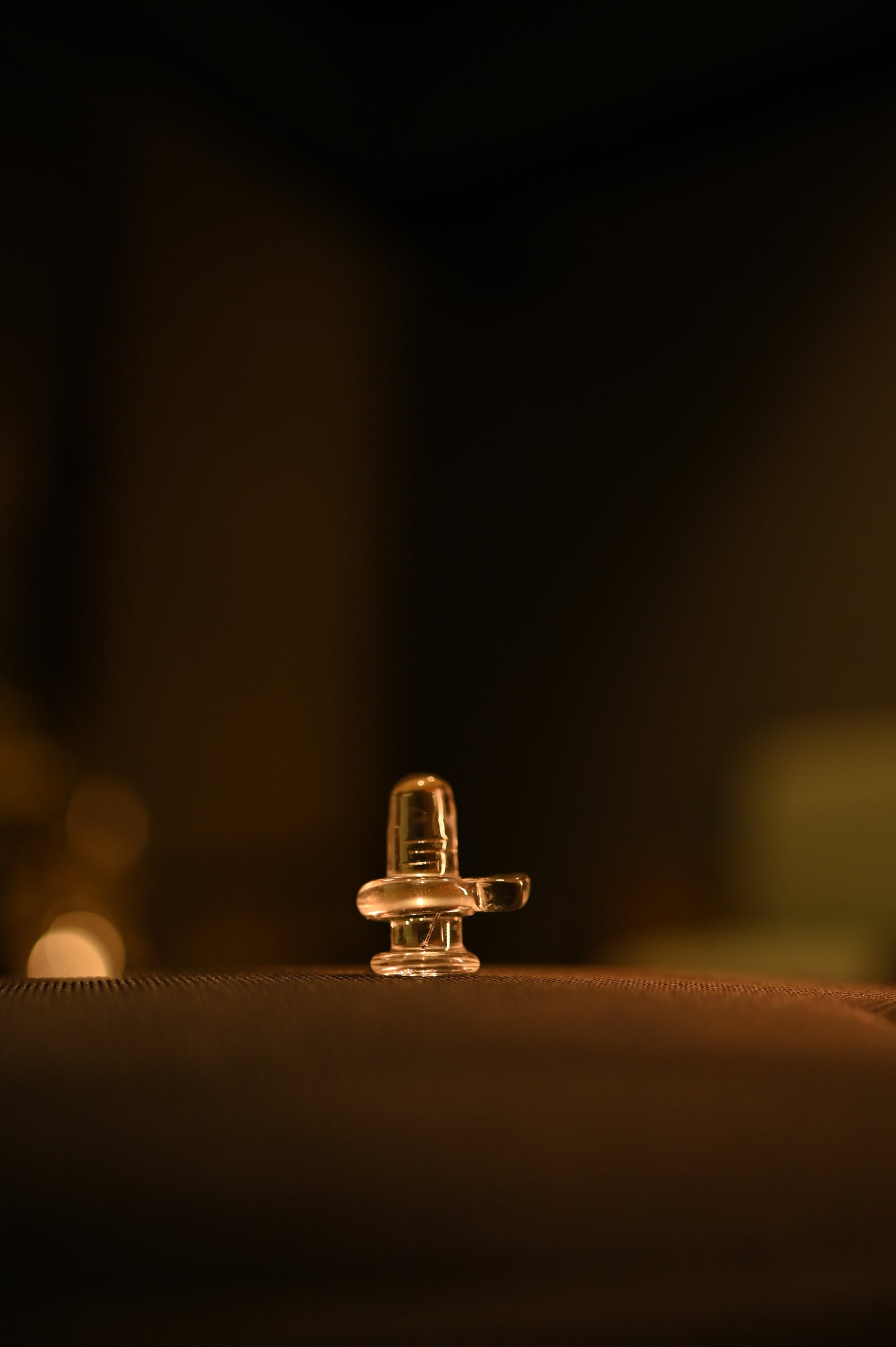 Shiva Linga Glass Idol Small
