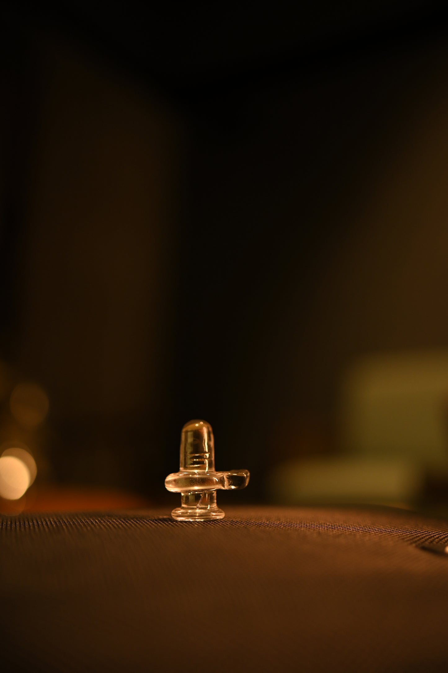 Shiva Linga Glass Idol Small