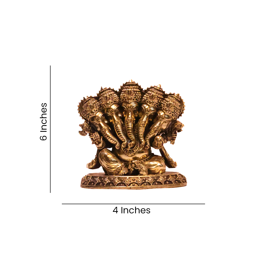 PANCH MUKHI GANESHA 6''