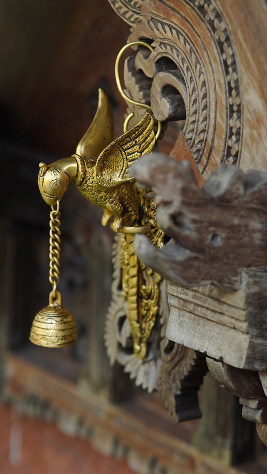 Peacock Hanging Bell