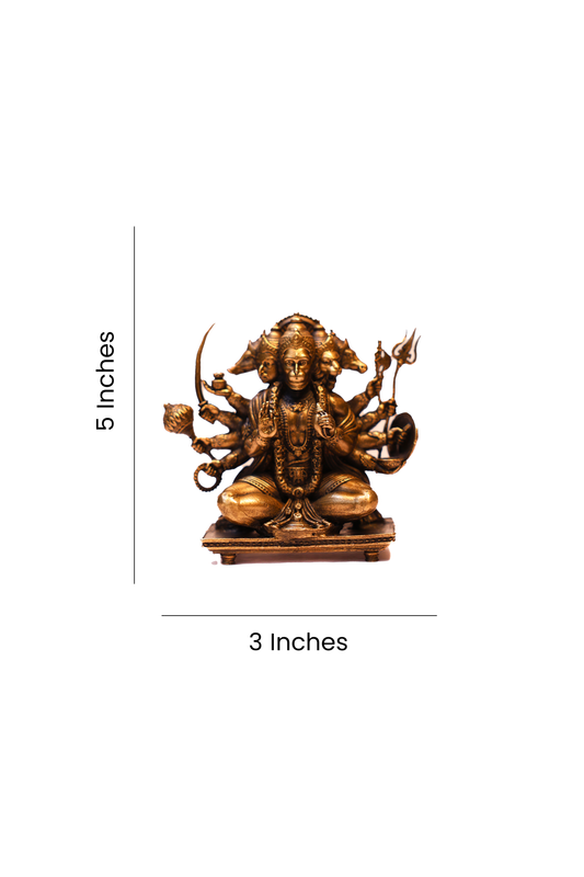 HANUMAN 5 MUKHI 4.5"