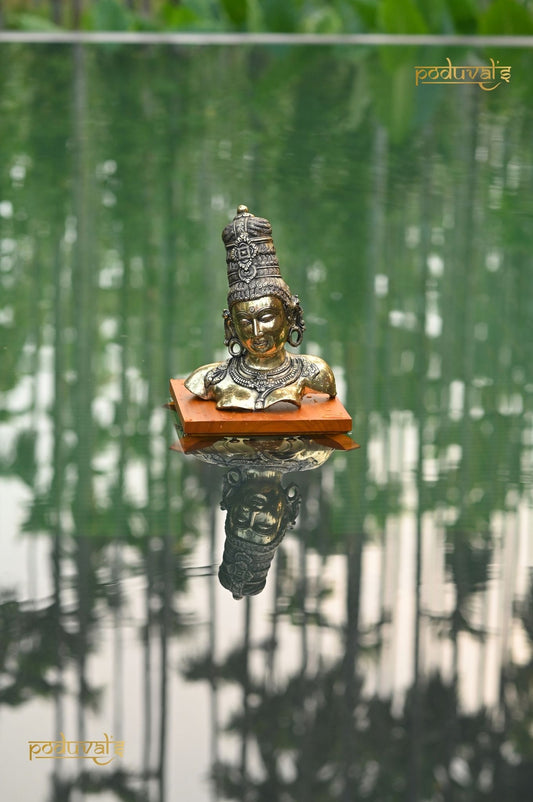 Premium Brass Devan Idol Head