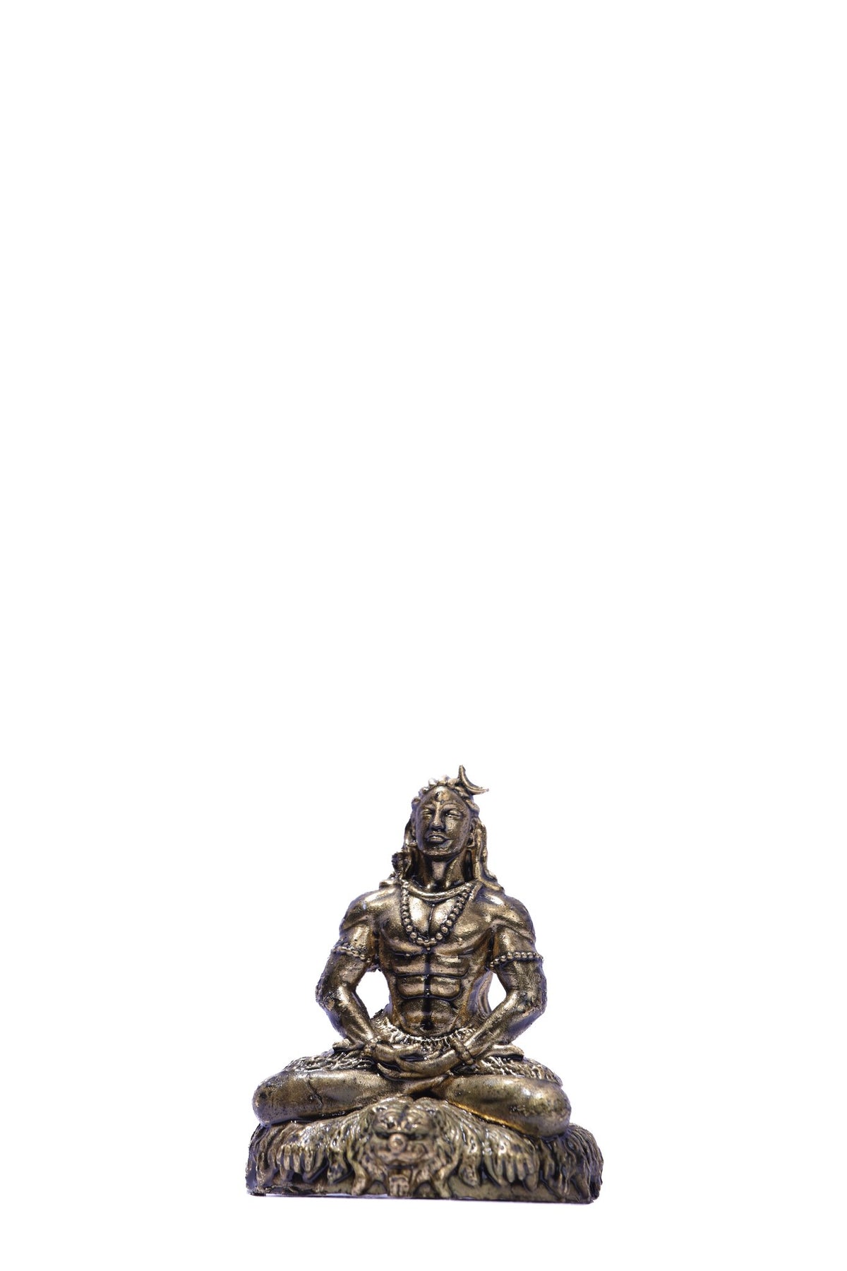 Brass Bholenath Shiva Idol – 1.5 Inch – view 2