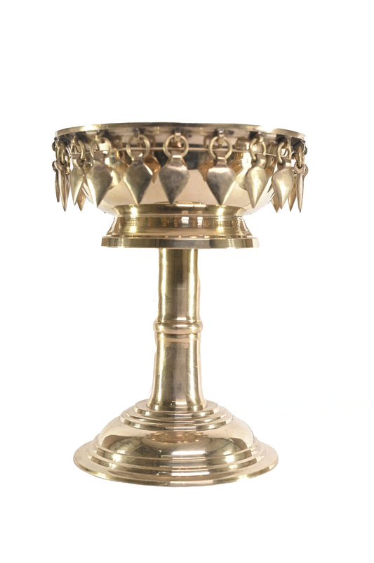 Brass Kerala Kurithattu (Kumkum Stand) – 8 Inch