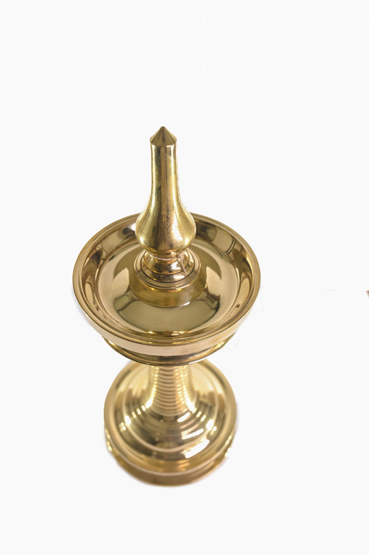 Brass Kerala Nilavilakku – 15 Inch – view 2