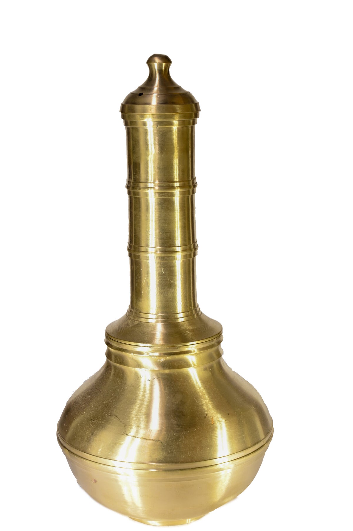 Brass Kerala Puttu Kudam (Puttu Maker) – 15 Inch – view 2