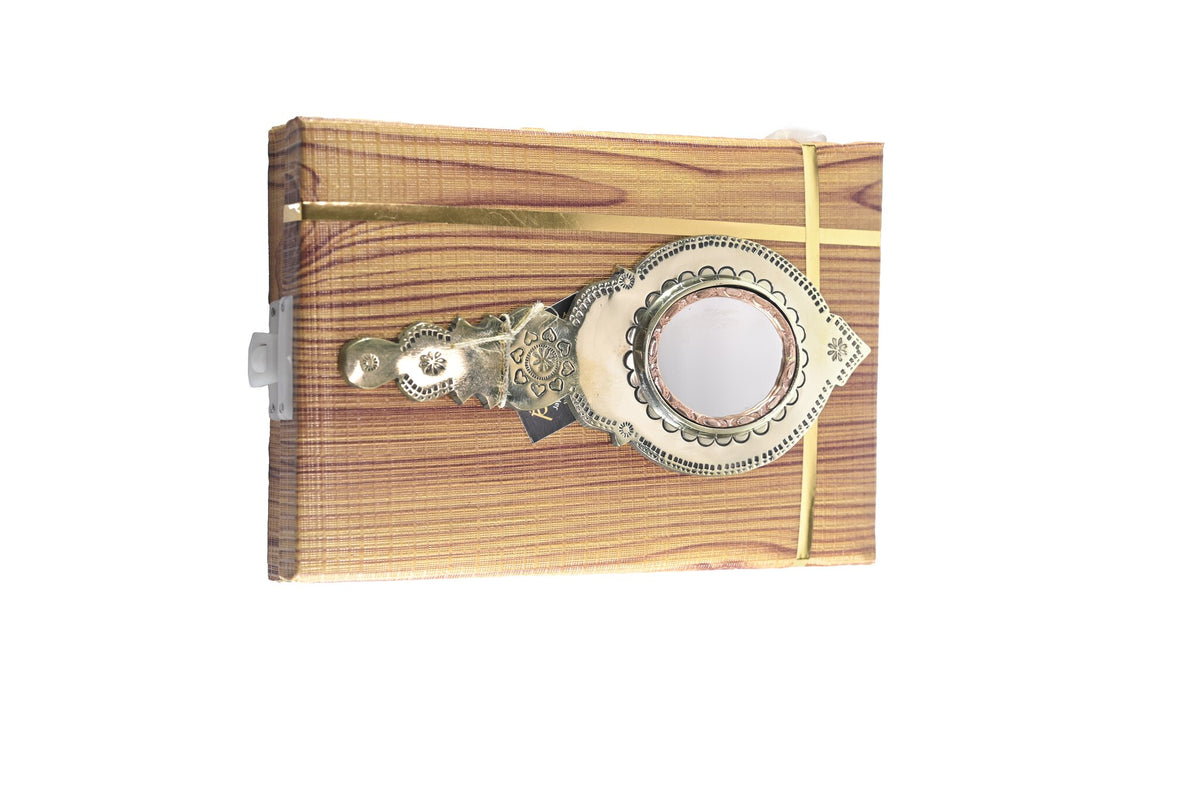 Brass Kerala Valkannadi Mirror – 1 Inch