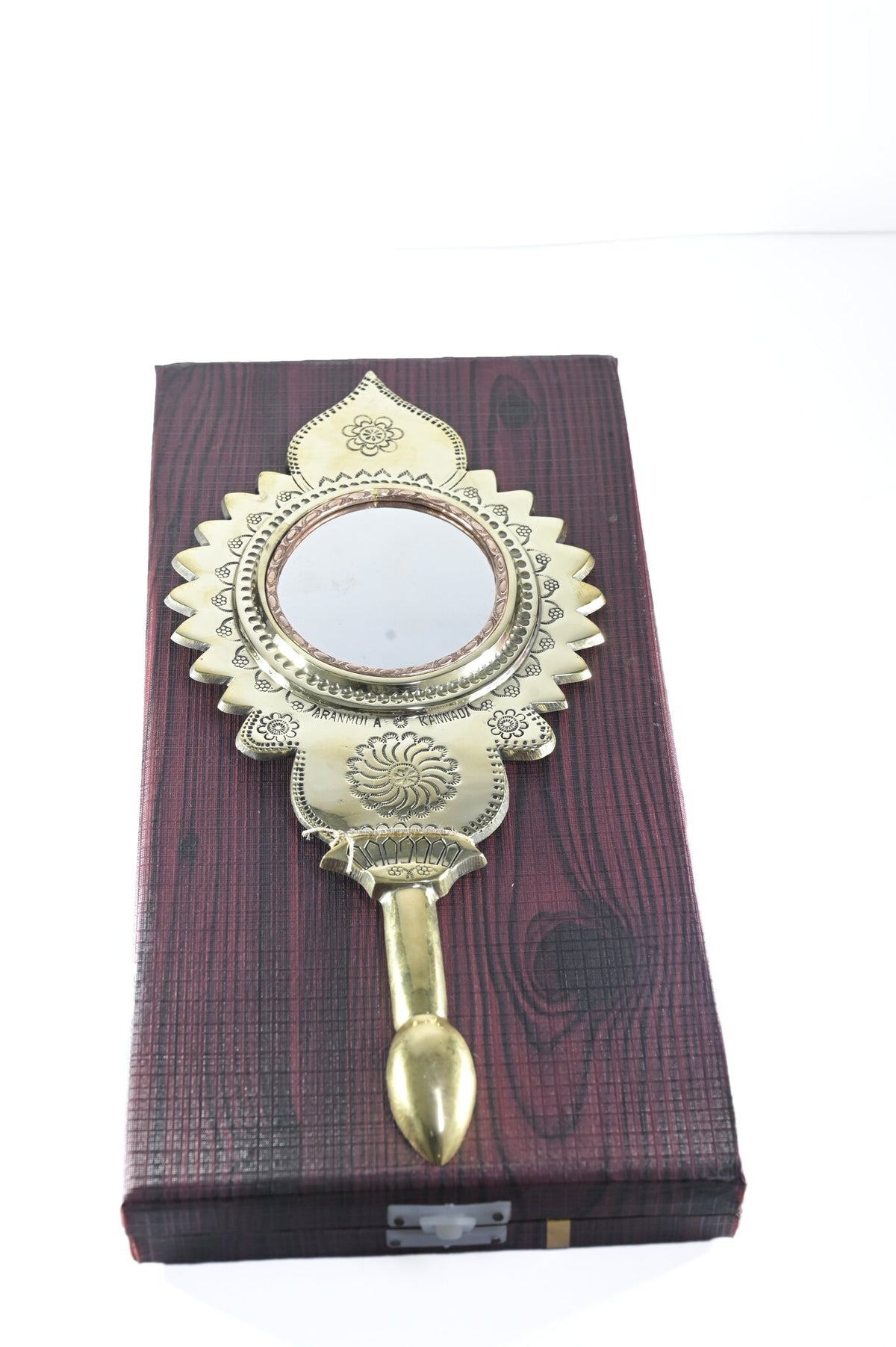 Brass Kerala Valkannadi Mirror – 3 Inch