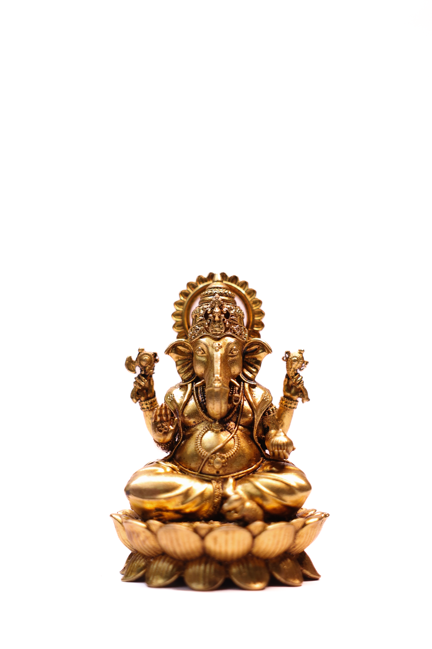 LAXMI GANESH LOTUS (SET)L 4"
