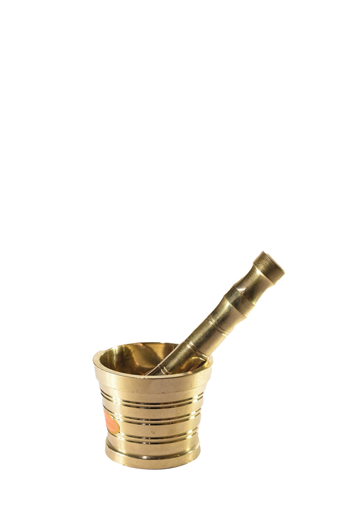 Brass Okli (Mortar and Pestle) – 3 Inch