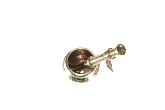 Brass Okli (Mortar and Pestle) – 3.5 Inch