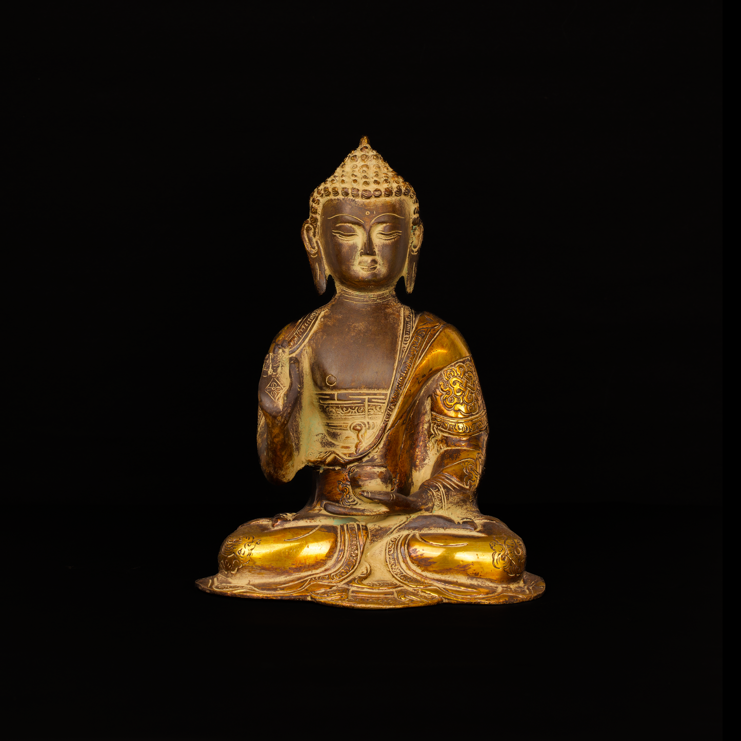 BUDHA MEDITATING 10''