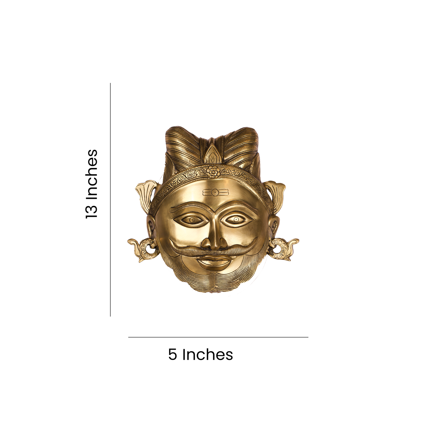 SHIVA MASK BOX 13"