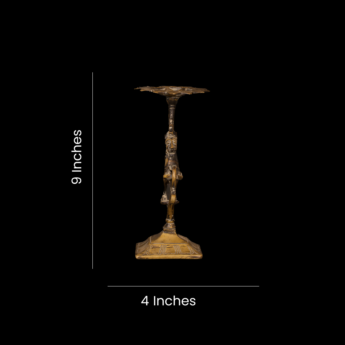 YALI CANDLE STAND 9"