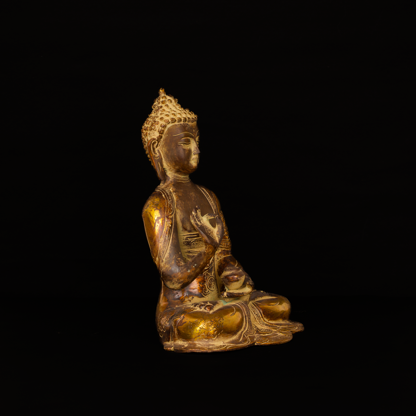 BUDHA MEDITATING 10''