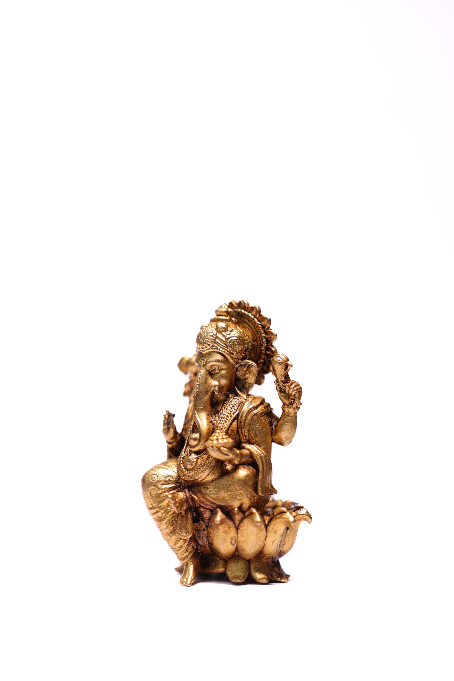 LAXMI GANESH (SET) LOTUS 4"