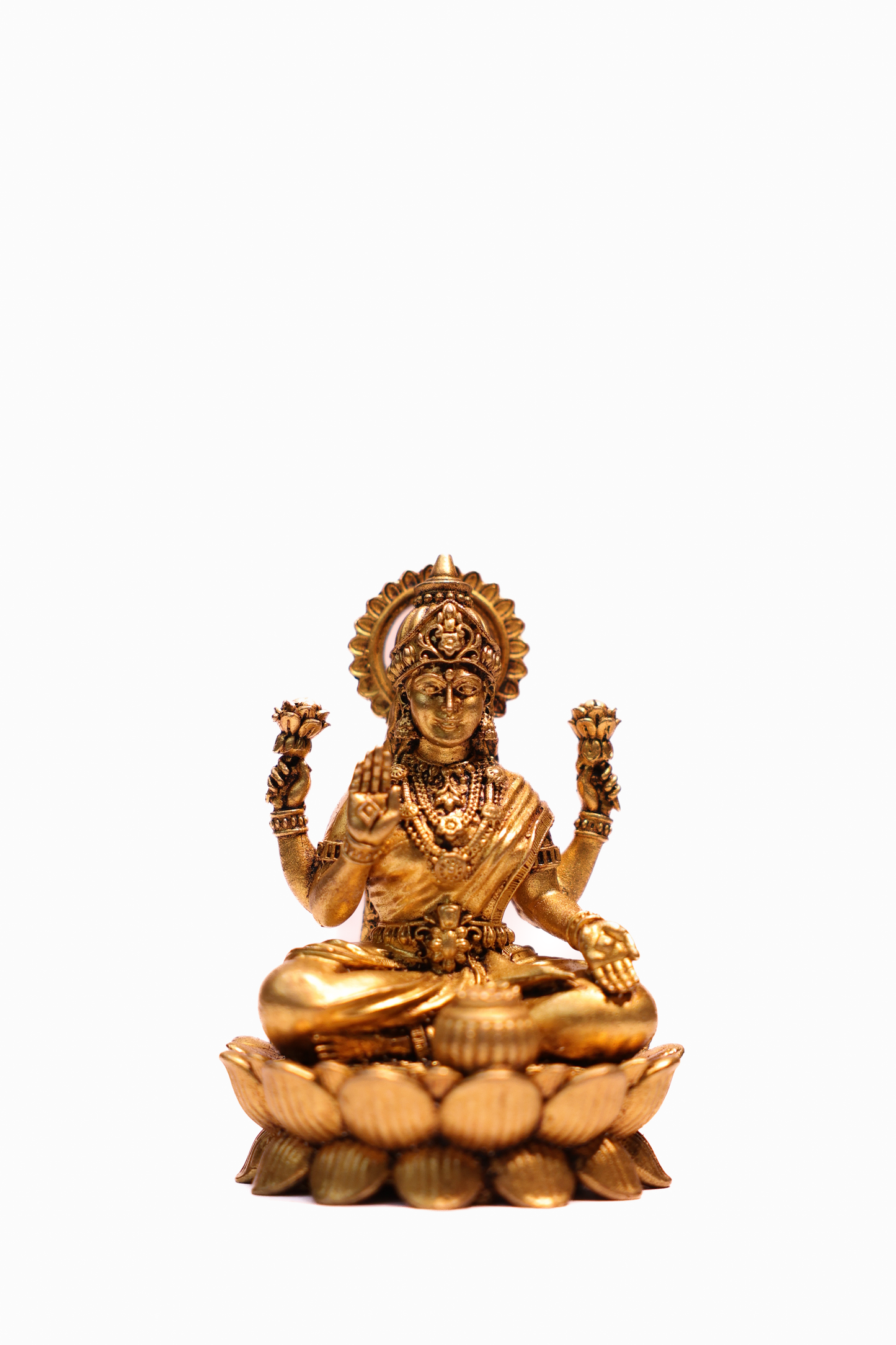 LAKSHMI GANESH LOTUS (SET)L 4"