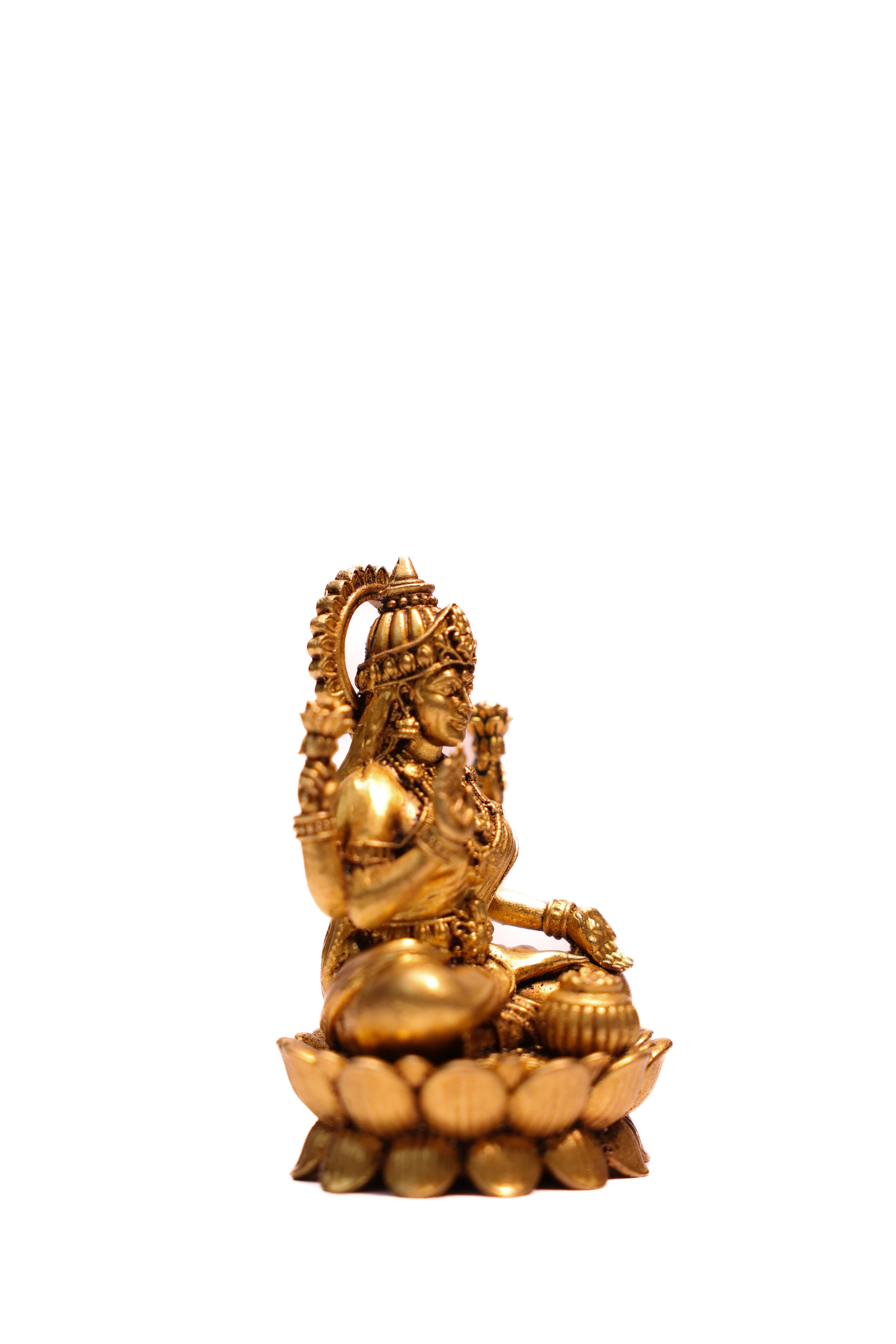 LAKSHMI GANESH LOTUS (SET)L 4"